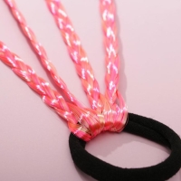 Резинки для волос , детские , цветные косички «Замур-р-чательная ты», d=4 см. Резинки для волос , детские , цветные косички «Замур-р-чательная ты», d=4 см.