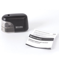 Точилка электрическая 1 отверстие BRAUBERG "Black Jack", пит 4 АА доп смен лезв 228424 Точилка электрическая 1 отверстие BRAUBERG "Black Jack", пит 4 АА доп смен лезв 228424