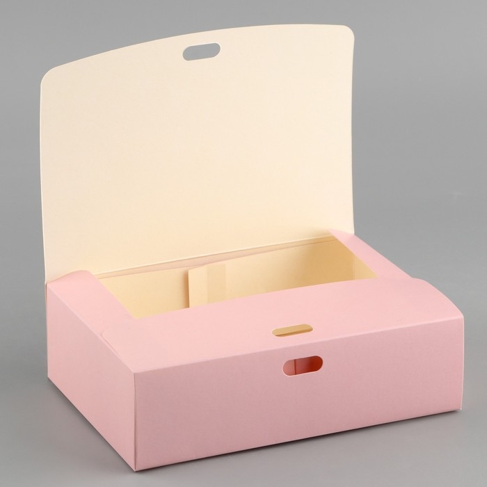 Коробка подарочная складная, упаковка, &laquo;Розовая&raquo;, 16,5 х 12,5 х 5 см, БЕЗ ЛЕНТЫ