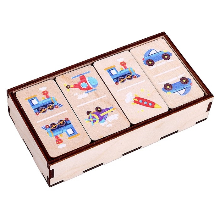 Настольная игра &laquo;Домино. Транспорт&raquo;