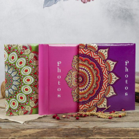 Фотоальбом магнитный 30 листов "Орнамент" 23x28см МИКС