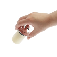 Донный клапан ZEIN B3, корпус пластик, малая кнопка, нержавеющая сталь, без перелива