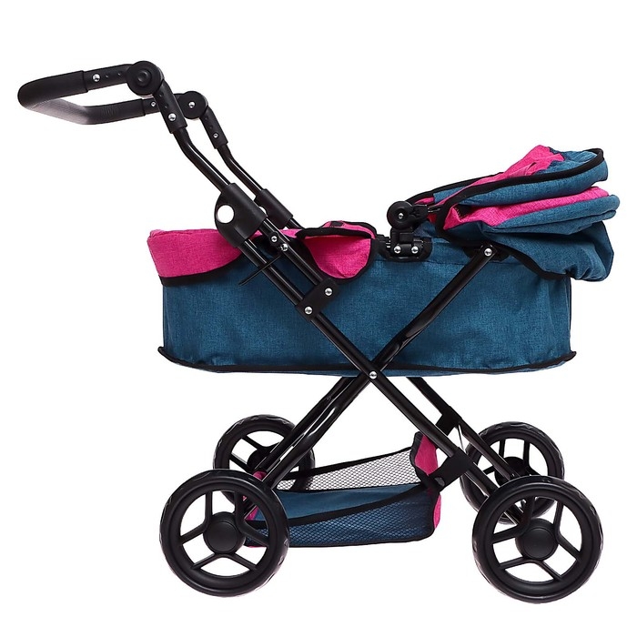 Коляска для кукол универсальная, с корзиной, металл Коляска для кукол универсальная, с корзиной, металл