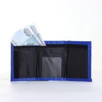 Кошелёк детский на липучке &laquo;Выбражулька&raquo;, цвет голубой