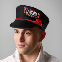 Фуражка баяниста &laquo;Первый парень на деревне&raquo;, р-р. 56-58