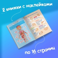 Наклейки набор &laquo;Тело человека&raquo;, 2 шт. по 16 стр.