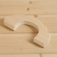 Дверная ручка из липы, 25х9х2,6 см