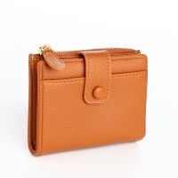 Кошелёк женский на кнопке, цвет рыжий Кошелёк женский на кнопке, цвет рыжий