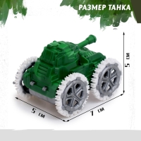 Перевертыш &laquo;Танк&raquo;, инерционный, цвет МИКС