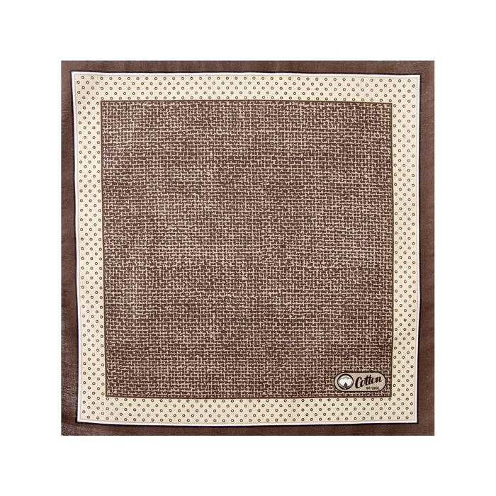 Платки носовые мужские Этель Платки носовые мужские Этель "Серджио" 30*30 см,(набор 12 шт,) цв.коричневый, рис. МИКС