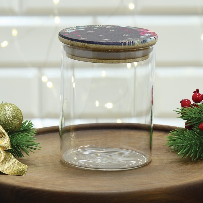 Новый год. Банка для хранения &laquo;Зимние истории&raquo;, 450 мл