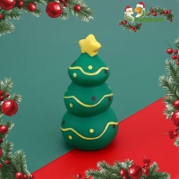 Новый год. Игрушка пищащая "Ёлка" для собак,11,5 х 5,5 см Новый год. Игрушка пищащая "Ёлка" для собак,11,5 х 5,5 см
