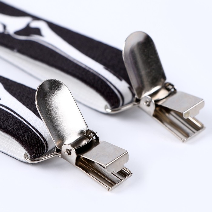 Карнавальные подтяжки &laquo;Скелетошка&raquo;