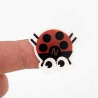 Детский термометр - наклейка налобный "Божья коровка", до 40&deg;, 2.8 х 2.9 см