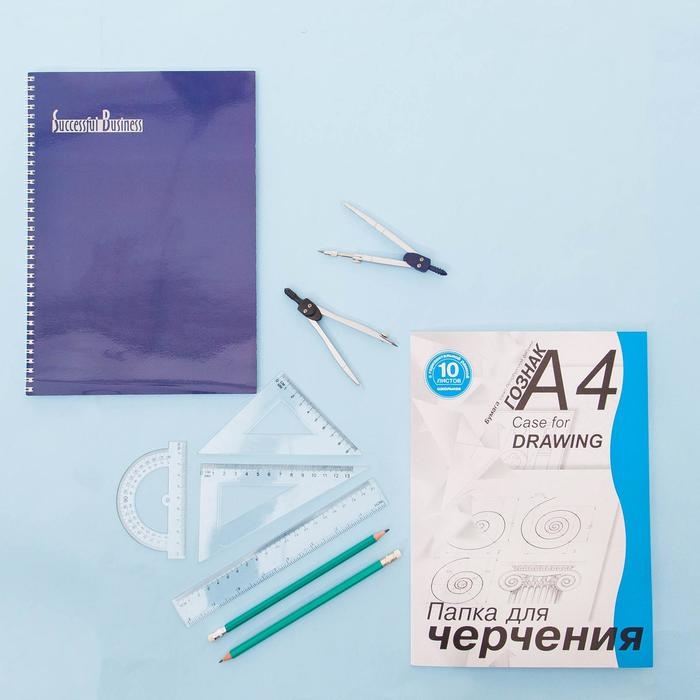 Циркуль металлический в пластиковом пенале с запасными грифелями Циркуль металлический в пластиковом пенале с запасными грифелями