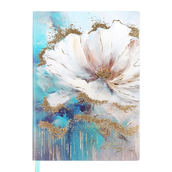 Ежедневник датир 2025г А6+ 176л ESCALADA ЦВЕТОК, мяг обл, иск кожа, тис ф, кр бл 70г/м2 Ежедневник датир 2025г А6+ 176л ESCALADA ЦВЕТОК, мяг обл, иск кожа, тис ф, кр бл 70г/м2