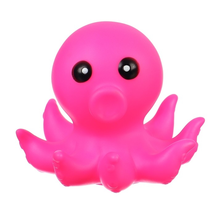 Набор резиновых игрушек для ванны &laquo;Море&raquo;, с пищалкой, 6 шт, Крошка Я