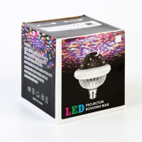 Световой прибор &laquo;Вокруг сферы&raquo; 12 см, Е27, динамик, пульт ДУ, свечение RGB