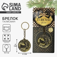 Брелок новогодний, для ключей «Счастливый рубль», диам. 4 см Брелок новогодний, для ключей «Счастливый рубль», диам. 4 см