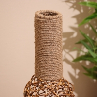 Ваза плетёная, напольная 15х15х60 см Ваза плетёная, напольная 15х15х60 см