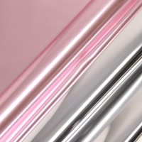 Пленка для цветов,"Металлик", 0,57х10м, розовый Пленка для цветов,"Металлик", 0,57х10м, розовый