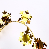 Новый год! Проволока для поделок и декора &laquo;Снежинка&raquo; длина &mdash; 5 метров, цвет золотой