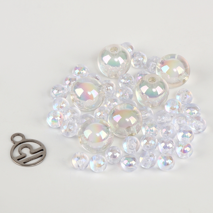 Мягкая игрушка &mdash; Зодиак &laquo;Создай своё украшение. Весы&raquo;, с кулоном