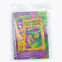 Алмазная мозаика с частичным заполнением для детей на блокноте &laquo;Дино&raquo;, 11 х 15 см, 48 листов