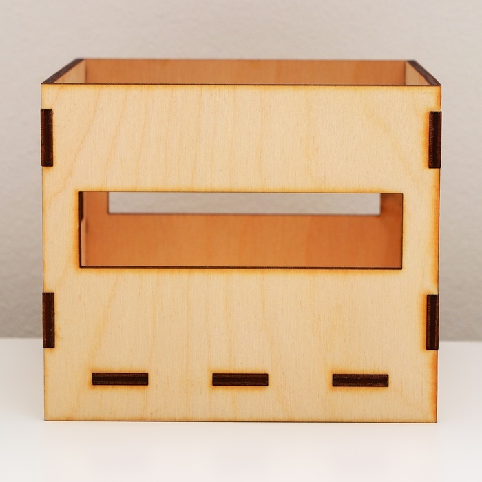 Кашпо  деревянное  11,5 х 10,5 х 9 см