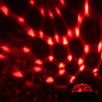 Световой прибор &laquo;Мини диско-шар&raquo; 8 см, реакция на звук, свечение RGB, 5 В