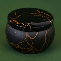 Новогодняя ароматическая свеча в банке &laquo;Новый год: Роскошь&raquo;, аромат ваниль, 6 х 6 х 4 см.