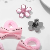 Набор детский «Выбражулька» 6 предметов:2 резинки, клипсы, бусы, браслет, фломастер, котёнок, цветной Набор детский «Выбражулька» 6 предметов:2 резинки, клипсы, бусы, браслет, фломастер, котёнок, цветной