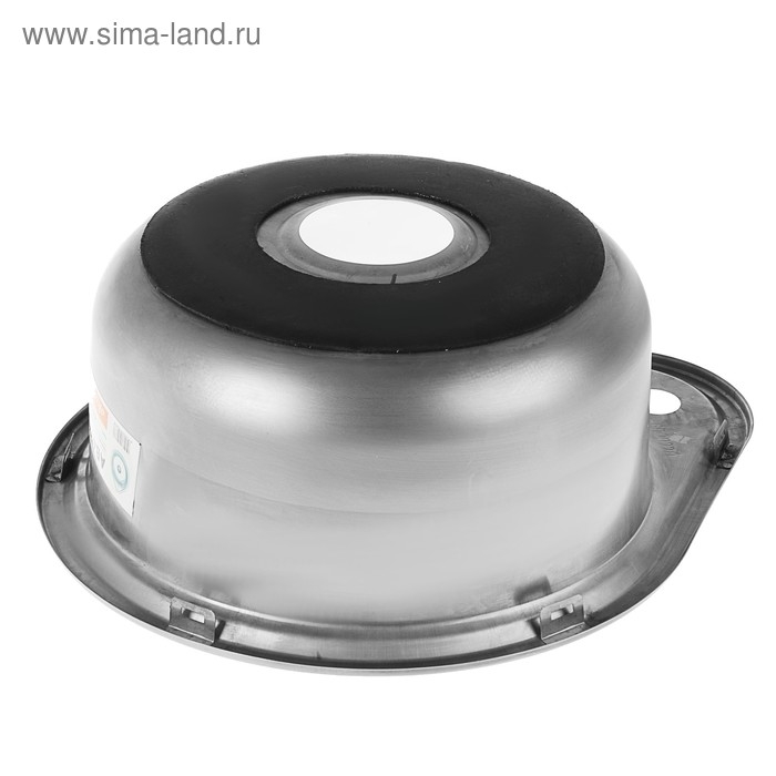 Мойка кухонная Accoona AB4539, врезная, круглая, толщина 0.6 мм, 450х390х165 мм, глянец Мойка кухонная Accoona AB4539, врезная, круглая, толщина 0.6 мм, 450х390х165 мм, глянец