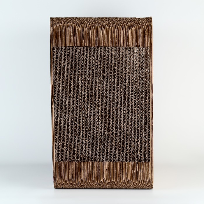 Когтеточка из картона с кошачьей мятой «Аквариум» Когтеточка из картона с кошачьей мятой «Аквариум»