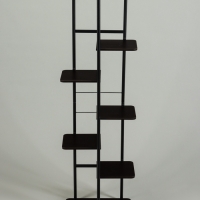 Подставка для цветов Greengo, 7 полок, 36 &times; 23 &times; 120 см, напольная, каркас металл, полки МДФ, чёрная