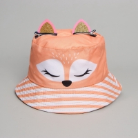 Панама детская для девочки &laquo;Лисичка&raquo;, с ушками, р-р 52-54
