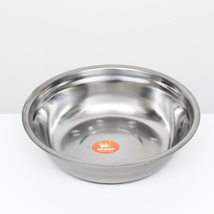 Миска металлическая эконом, 1,5 л, 25 х 6 см