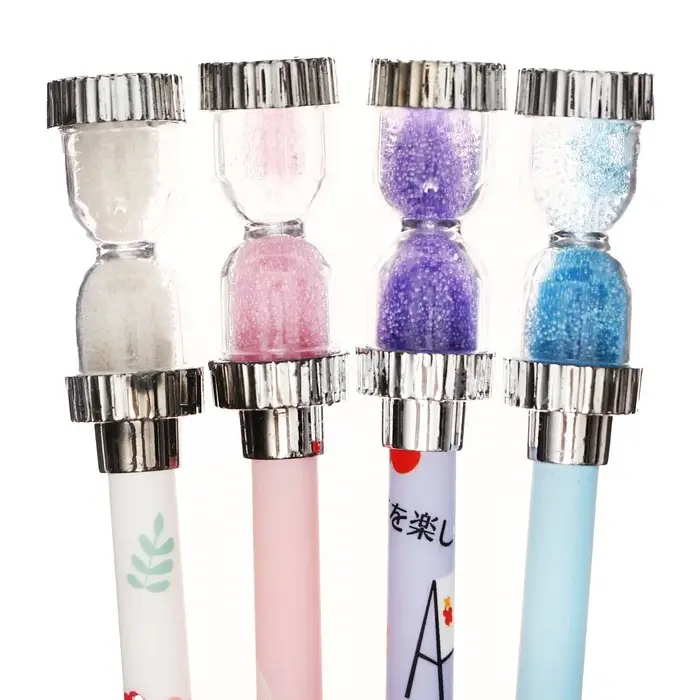 Ручка - прикол гелевая &laquo;Песочные часы&raquo;, МИКС