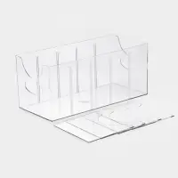 Органайзер для ремней 5 мест, 24*13*13 см, пластик, цвет прозрачный