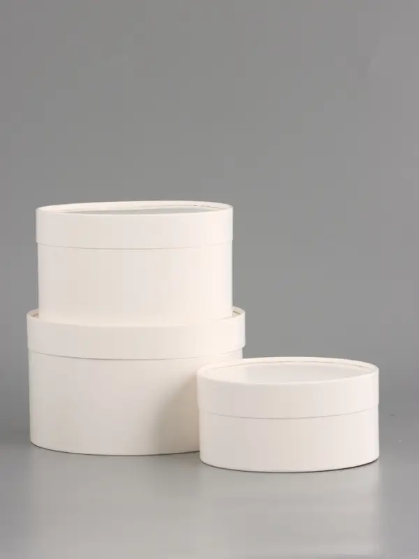 Набор подарочных коробок 3 в 1, завальцованные, белый, 20 х 12 - 18 х 10 - 16 х 8 см