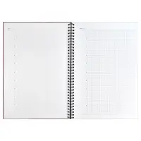 Ежедневник Notera Maxi, недатированный, красный