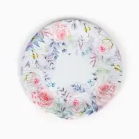 Тарелка одноразовая бумажная &laquo;Розы&raquo;, 23 см