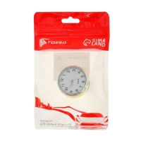 Часы автомобильные, внутрисалонные, d 4.5 см, желтые Часы автомобильные, внутрисалонные, d 4.5 см, желтые