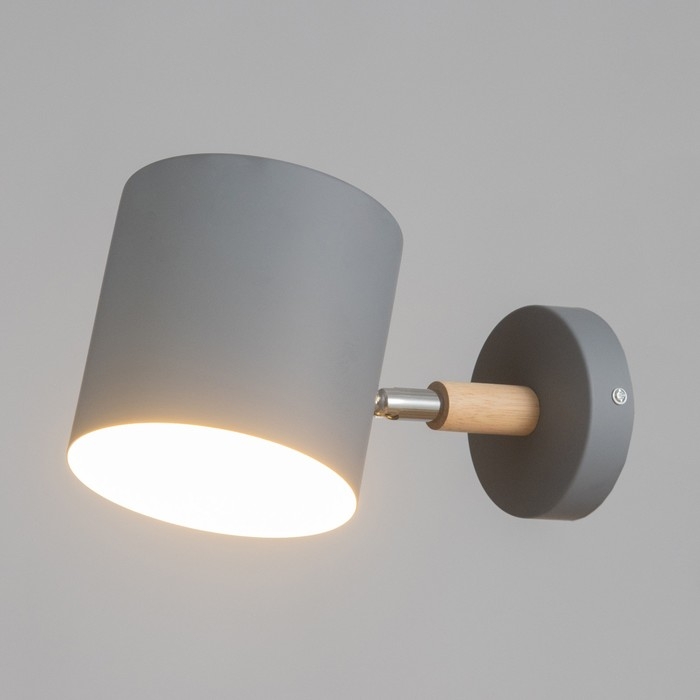 Бра "Свейн" Е27 40Вт серый 13х24х14 см