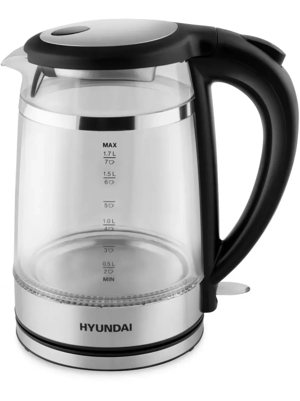 Чайник HYK-G3036 1.7л. 2200Вт черный