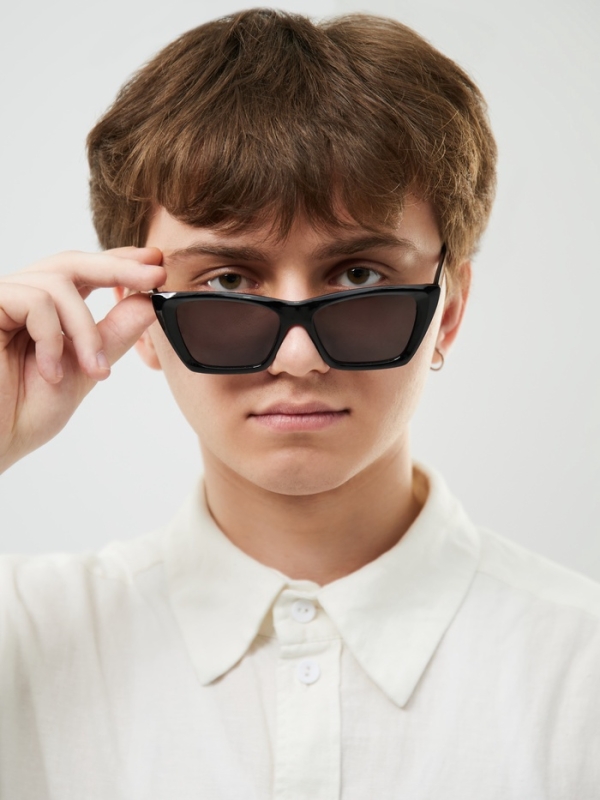 Очки солнцезащитные женские, uv 400, ширина 14.3 см, дужка 13.5 см, линза 6.3 х 4.5 см