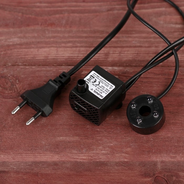 Фонтан Фонтан "Дом с террасой" 15х20х28 см (с подсветкой)