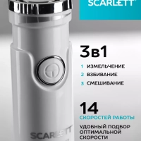 Погружной мощный блендер с насадками 700 Вт, SC-HB42F91