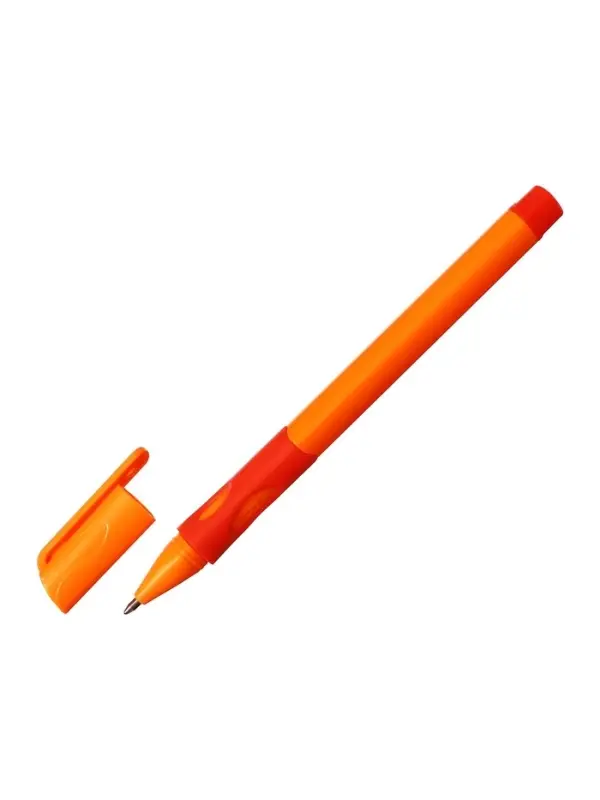 Ручка шариковая Calligrata, синий стержень, узел 0.7 мм, резиновый упор, МИКС