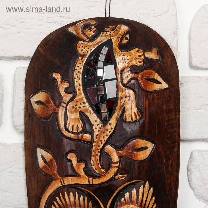 Маска дерево "Геккон" 30х13х2 см